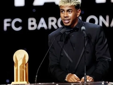 Lamine Yamal vượt mặt Mbappe để giành 'Quả bóng Vàng' của CIES