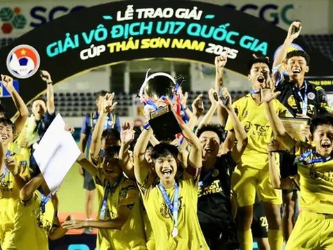 U17 Hà Nội vô địch quốc gia 2025 năm thứ hai liên tiếp