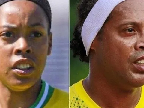 Danh tính nữ cầu thủ gây sốt vì giống Ronaldinho như “hai giọt nước”