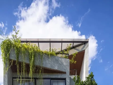 Tối ưu thông gió, ánh sáng, kết nối thiên nhiên cho nhà phố 3 tầng
