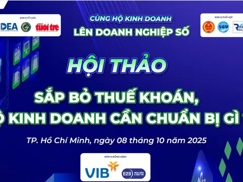 Báo Tuổi Trẻ tổ chức hội thảo "Sắp bỏ thuế khoán, hộ kinh doanh cần chuẩn bị gì?'