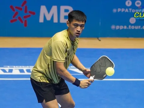 Vinh Hiển loại Lý Hoàng Nam, chung kết Pickleball Vietnam Cup thành "chuyện riêng" chủ nhà