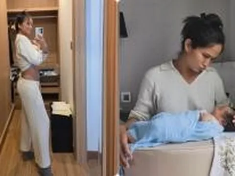 Bất ngờ với số kí đã giảm và thân hình của H'Hen Niê sau 10 ngày sinh nở