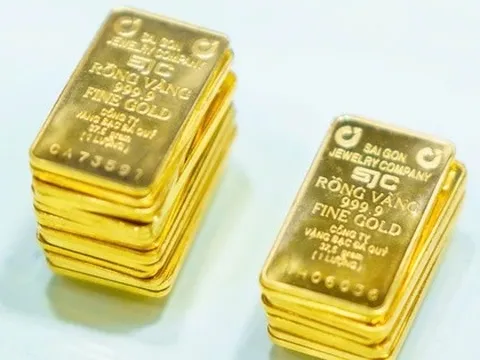 Bộ Tài chính đã trình quy định đánh thuế thu nhập 0,1% khi bán vàng miếng