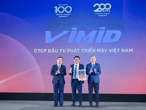 VIMID tiếp tục được vinh danh trong TOP đóng góp ngân sách quốc gia, cam kết đồng hành cùng sự phát triển đất nước