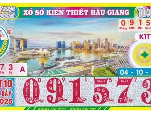 Xổ số miền Nam: Giải đặc biệt vé số Tiền Giang và Hậu Giang tìm được khách hàng may mắn
