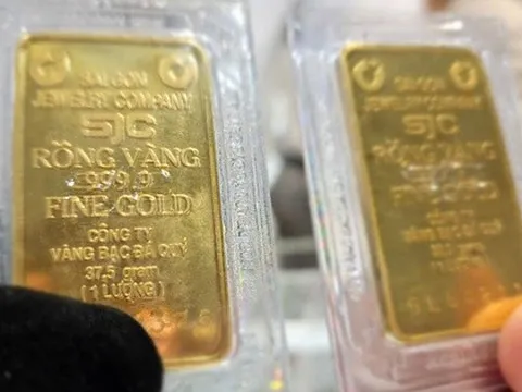 Cuối ngày 6-10, giá vàng miếng SJC, vàng nhẫn tăng rất mạnh