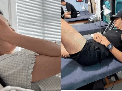 Á hậu Phương Nga khóc nức nở khi thấy Bình An đau đớn vì chấn thương thể thao