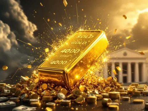 Vàng tăng mạnh, lần đầu vượt mốc 4.000 USD/ounce: Nguyên nhân do đâu, báo hiệu điều gì?
