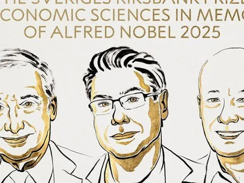 Giải Nobel Kinh tế 2025 đã có chủ