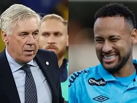 Carlo Ancelotti ủng hộ Neymar trở lại tuyển Brazil trước thềm World Cup 2026
