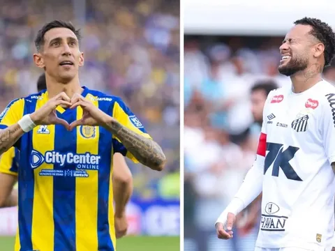 Di Maria chỉ cho Neymar thấy: Màn trở về huy hoàng là hoàn toàn có thể