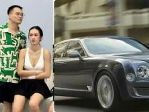Cận cảnh chiếc siêu xe 21 tỷ mà chồng cũ Diệp Lâm Anh chở Á hậu đình đám rời sự kiện