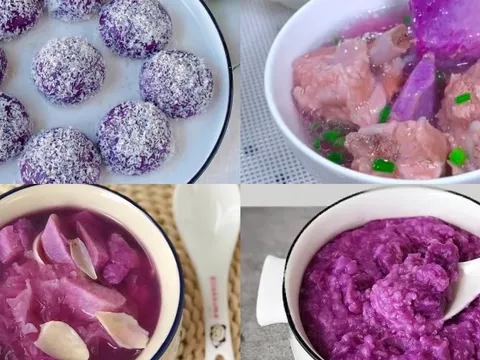 Tưởng củ dại hóa ra là "viên ngọc tím dưới đất": 7 món ngon từ khoai mỡ khiến chị em mê mẩn
