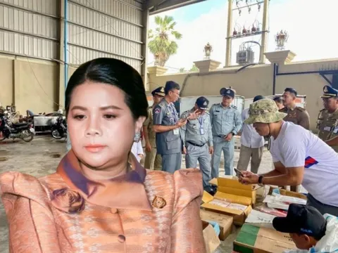 Nhập lậu hàng Thái Lan, 'bà trùm thịt viên' Campuchia bị bắt: Ông Hun Sen ra Sắc lệnh Hoàng gia