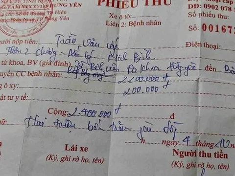 Chở bệnh nhân hấp hối từ bệnh viện về "nhà cách 12 km", tài xế xe cứu thương thu 2,4 triệu đồng