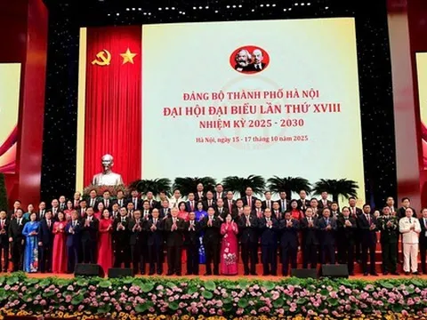 Danh sách 17 Ủy viên Ban Thường vụ Thành ủy Hà Nội khóa XVIII