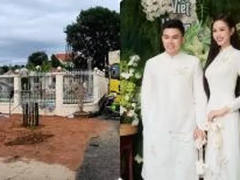 Đám cưới Hoa hậu Đỗ Thị Hà ở nhà chồng: Cơ ngơi thiếu gia đồ sộ đến choáng