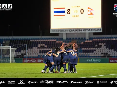 Đội tuyển ở Đông Nam Á ghi 33 bàn sau 2 trận, Thái Lan ghi 29 bàn vẫn “chào thua” ở giải châu Á
