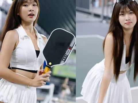 Em Kim vén váy tập Pickleball 7 ngày/tuần, ngày nhiều nhất 16 tiếng!