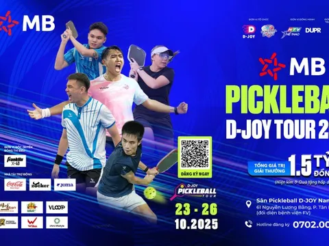 MB Pickleball D-Joy Tour 2025 chặng 3: Đường đua nóng hướng đến Vietnam Masters