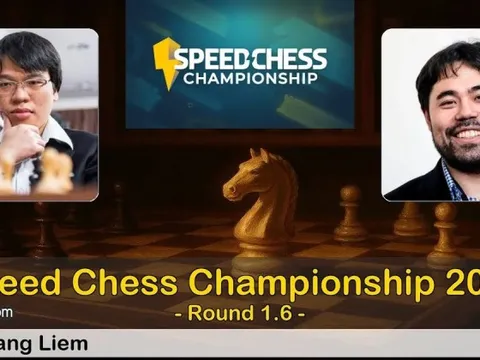 Lê Quang Liêm và Lê Tuấn Minh dừng bước tại giải cờ Speed Chess Championship 2025