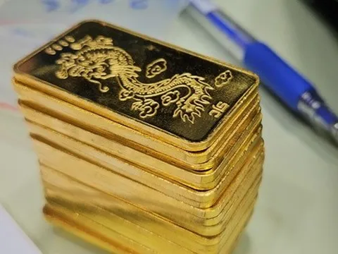 Giá vàng miếng SJC trên thị trường tự do giảm tới 11 triệu đồng mỗi lượng