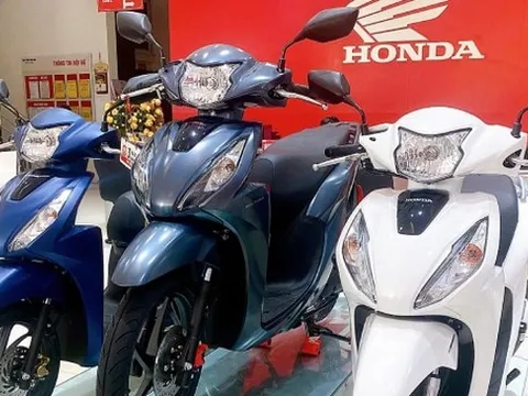 Bảng giá xe tay ga Honda tháng 10/2025: Vision tăng nhẹ, SH tiếp tục chênh cao