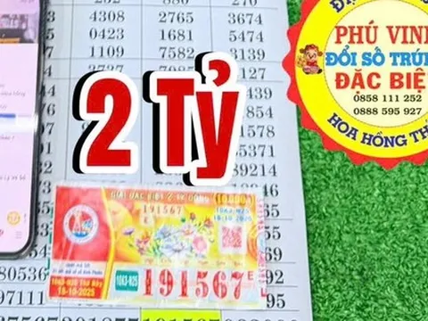 Xổ số miền Nam: Dãy số đặc biệt 567 và 2000 đã có người trúng thưởng