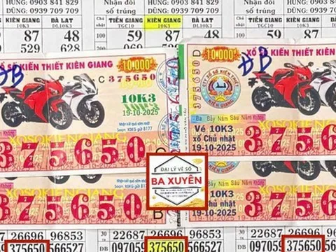 Xổ số miền Nam: Giải độc đắc lại “nổ” tại đại lý vé số Ba Xuyên