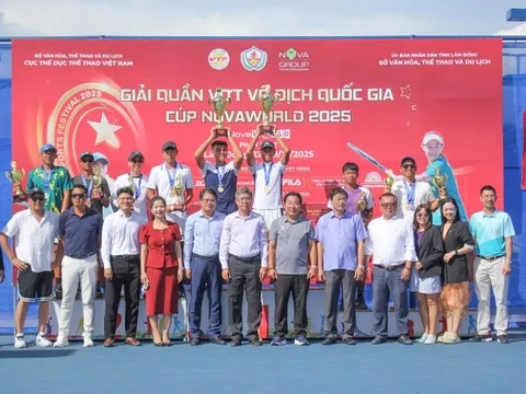 Vũ Hà Minh Đức giành cú đúp vô địch Giải Quần vợt Quốc gia 2025