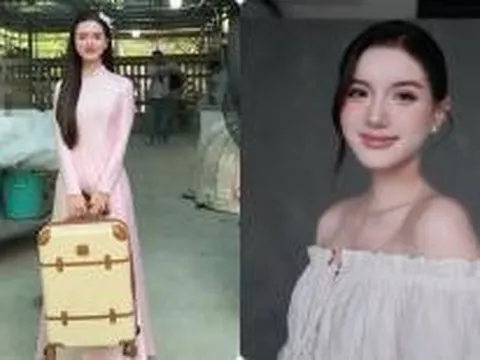Dân tình xuýt xoa trước nhan sắc phù dâu xách vali cho Đỗ Thị Hà về nhà chồng