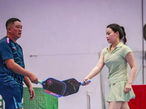 Giải Pickleball Tây Nguyên với cú hích nội dung đôi vợ chồng