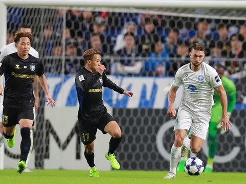 Nam Định không thể gây bất ngờ trước Gamba Osaka