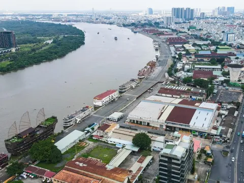 Mở rộng đường Nguyễn Tất Thành hướng ra sông Sài Gòn, 60% khu Bến Nhà Rồng dành cho công viên