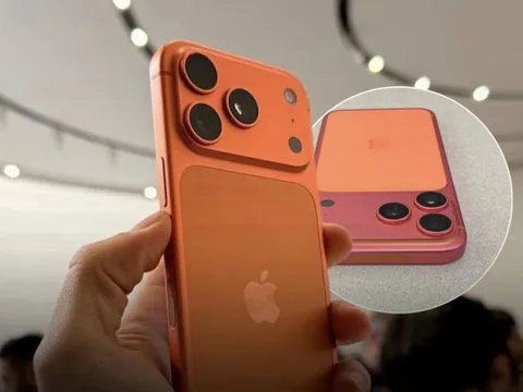 Lý do iPhone 17 Pro Max màu cam bỗng chuyển sang hồng