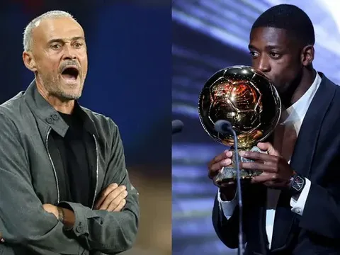 Luis Enrique nói về Dembele: 'Quả bóng Vàng chẳng còn ý nghĩa gì cả!'