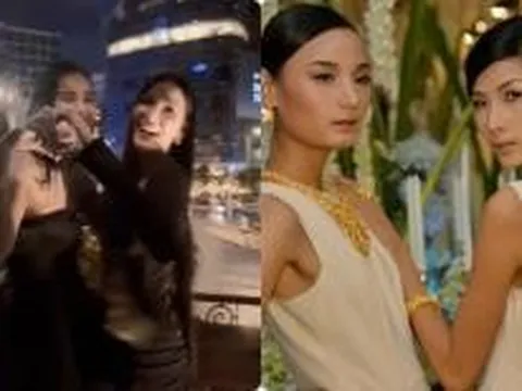 Sau thời gian cạch mặt, Hoàng Thùy và Lê Thúy làm lành