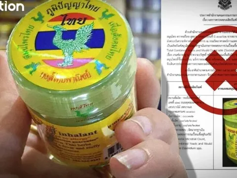 Thái Lan thu hồi hàng trăm ngàn lọ dầu hít thảo dược nhiễm khuẩn