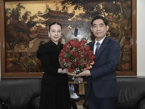 Madam Pang gặp Đại sứ Việt Nam ở Thái Lan để xin lỗi vì sự cố sai Quốc kỳ