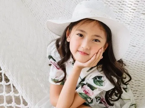 "Tiểu mỹ nhân" nhà Hoa hậu Hà Kiều Anh ở tuổi lên 10