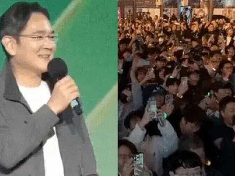 11 giây viral nhất lúc này của Chủ tịch Samsung