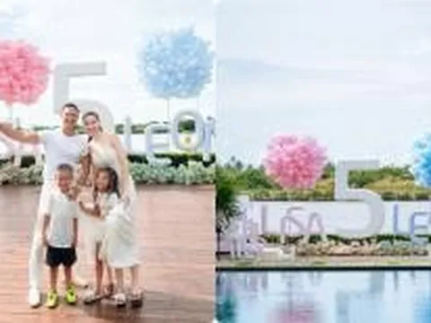 Hồ Ngọc Hà thuê cả sân khách sạn mừng sinh nhật cho Lisa - Leon, toàn bộ quà tặng trao lại cho các em nhỏ khó khăn, chi thêm 100 triệu hỗ trợ vùng lũ