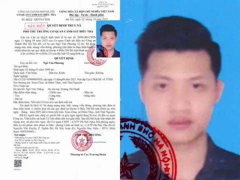 Truy nã đặc biệt "ông trùm" Ngô Văn Phương