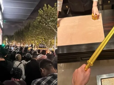 Cửa hàng vàng khiến 1,4 tỷ dân Trung Quốc lùng mua đến vỡ trận