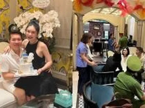 Hình ảnh Đoàn Di Băng không kìm nổi nước mắt khi chồng bị đọc lệnh bắt giữ