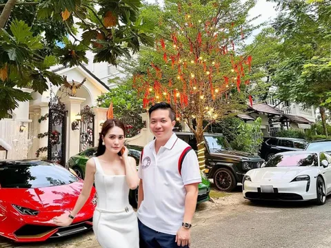 Loạt xe sang hàng chục tỷ đồng của vợ chồng Đoàn Di Băng trước khi Nguyễn Quốc Vũ bị bắt