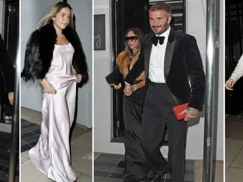 Nhà Beckham tưng bừng "trẩy hội" tới 1h sáng cùng dàn sao showbiz ăn mừng David được phong Hiệp sĩ