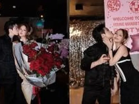 Xoài Non đón sinh nhật 'tình bể tình' bên Gil Lê