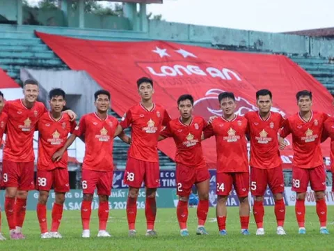 Giải Hạng nhất quốc gia: CLB Long An thắng sít sao nhờ pha lập công của Trọng Đại